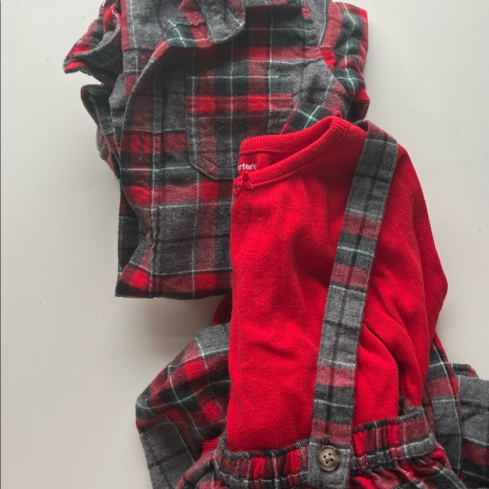 Twin matching set for boy girl twins or sibs! Size 24mo carters